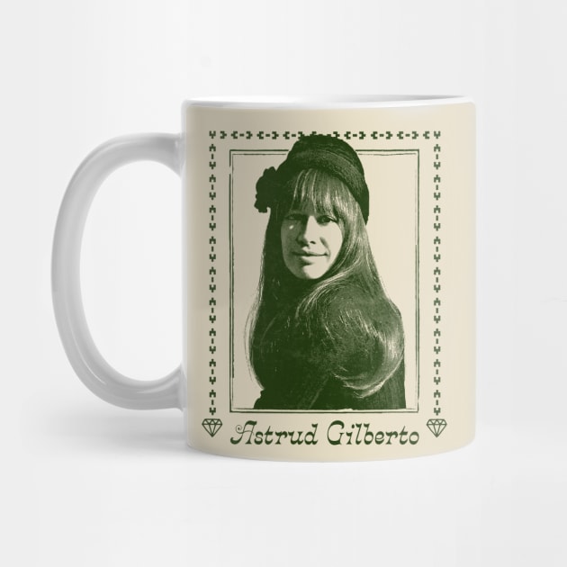 Astrud Gilberto -  Retro Original Fan Art Design by DankFutura